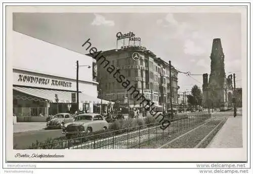 Berlin-Charlottenburg - Kurfürstendamm - Foto-AK 50er Jahre