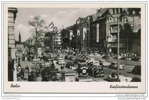Berlin-Charlottenburg - Kurfürstendamm - Foto-AK 50er Jahre
