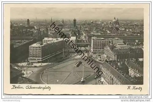 Berlin-Mitte - Alexanderplatz - Foto-AK 30er Jahre