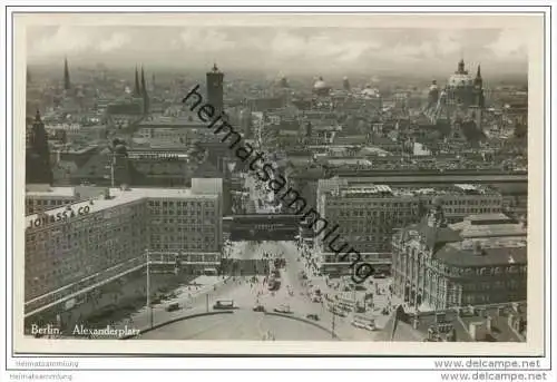 Berlin-Mitte - Alexanderplatz - Foto-AK 30er Jahre
