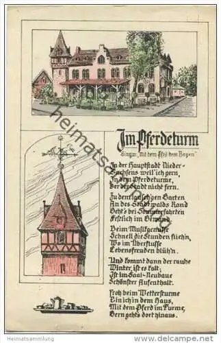 Hannover - Im Pferdeturm - Hannovera-Verlag Fritz Thörner gel. 1933