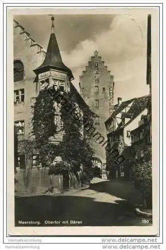 Meersburg - Obertor mit Gasthof zum Bären - Foto-AK