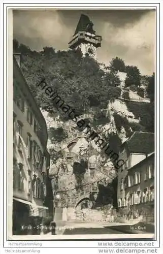 Graz - Schlossbergstiege - Foto-AK