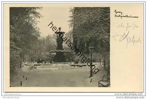 Graz - Brunnen im Stadtpark - Foto-AK