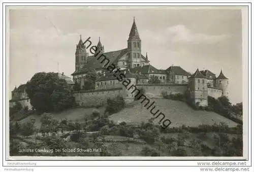 Schwäbisch Hall - Schloss Comburg - Foto-AK