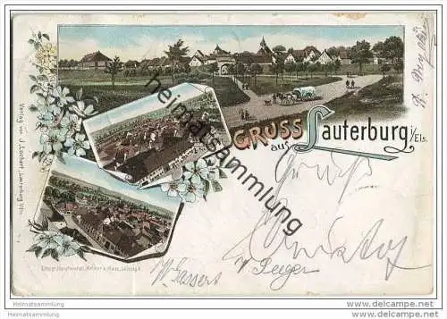 67630 Lauterbourg - Lauterburg - Litho - Mehrbild