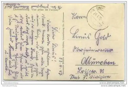 Luxembourg - Vue prise de l'avion