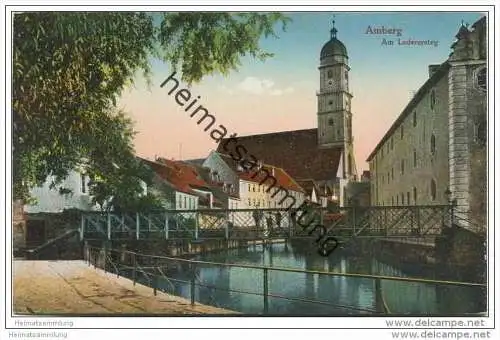 Amberg - Am Ledersteg ca. 1920