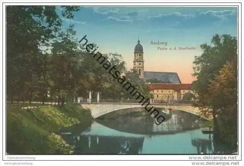 Amberg - Partie an der Stadtbrille ca. 1920