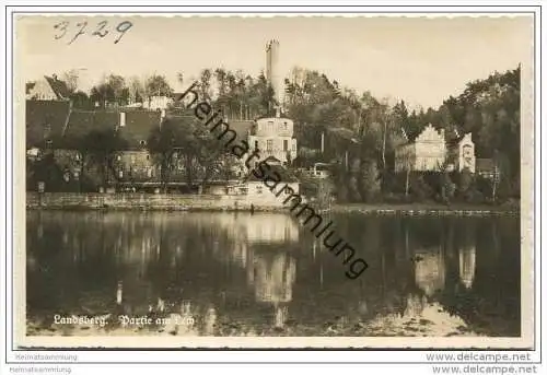 Landsberg am Lech - Partie am Lech - Foto-AK ca. 1930