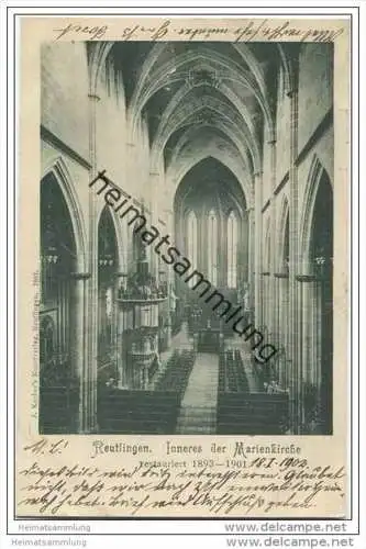 Reutlingen - Inneres der Marienkirche