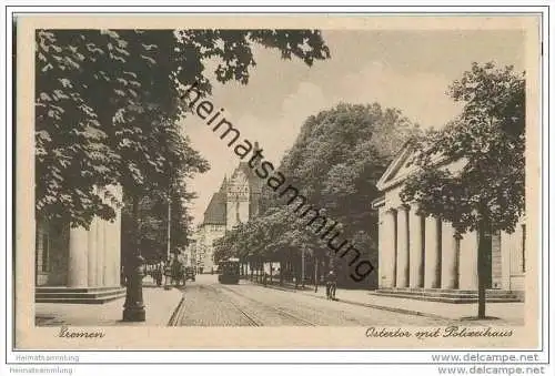 Bremen - Ostertor mit Polizeihaus - 20er Jahre