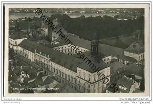 Bonn - Die Universität aus der Vogelschau - Foto-AK