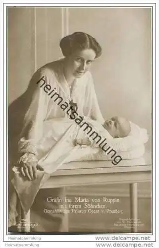 Gräfin Ina Maria von Ruppin - Söhnchen - Aufnahme W. Niederastroth Potsdam