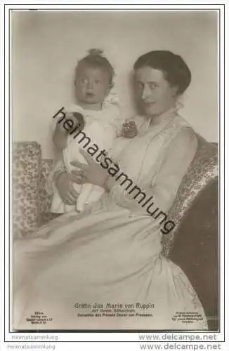 Gräfin Ina Maria von Ruppin - Söhnchen - Aufnahme W. Niederastroth Potsdam