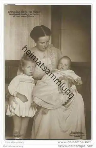 Gräfin Ina Maria von Ruppin - Söhne - Aufnahme W. Niederastroth Potsdam