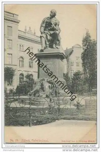 Lübeck - Geibeldenkmal ca. 1900