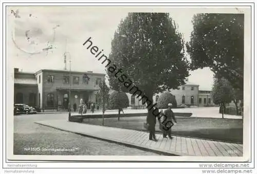 Nässjö - Järnvägsstationen - Foto-AK