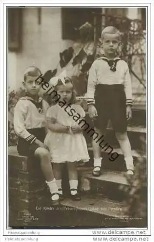 Kinder des Prinzen Oskar von Preußen - Aufnahme W. Niederastroth Potsdam