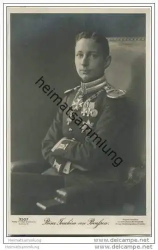 Prinz Joachim von Preußen - Uniform - Orden - Phot. Niederastroth