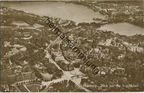 Hamburg - Fliegeraufnahme - Foto-AK - Wiener Postkartenverlag Hamburg