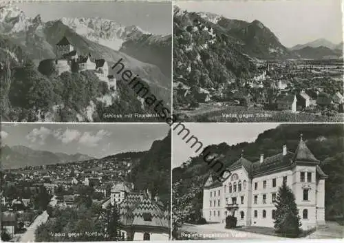 Vaduz - Regierungsgebäude - Schloss mit Rappenstein - Verlag S. Eberle Triesenberg