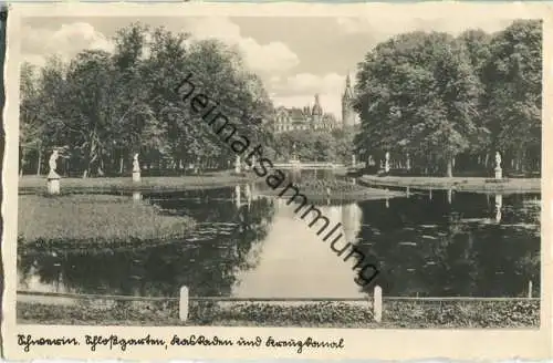Schwerin - Schlossgarten - Kaskaden und Kreuzkanal - Verlag Chr. Schöning Lübeck