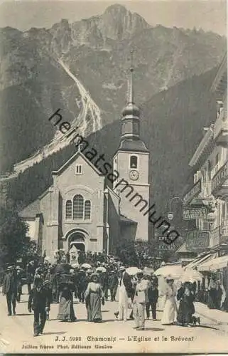 Chamonix - L'Eglise et le Brevent - Edition Jullien freres Geneve ca. 1905