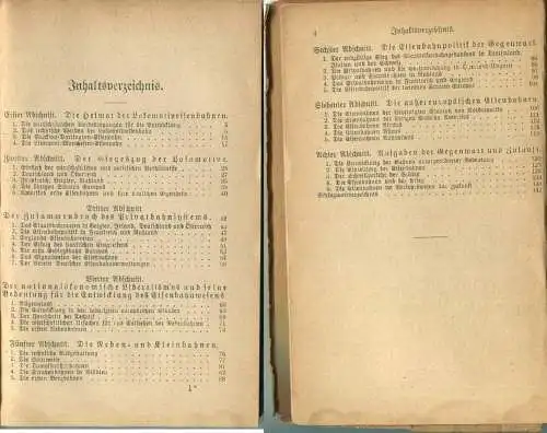 Sammlung Göschen - Die Entwicklung des neuzeitlichen Eisenbahnbaues von Hofrat Dipl. Ing. Alfred Birk 1919 - 144 Seiten