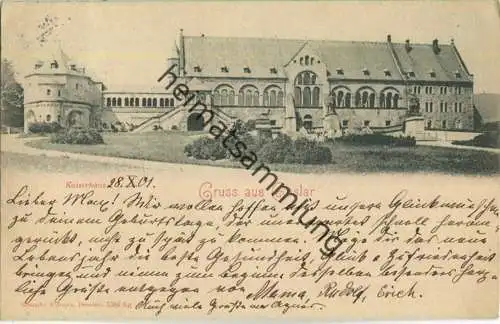 Gruss aus Goslar - Kaiserhaus - Verlag Rommler & Jonas Dresden