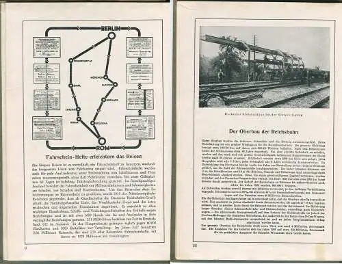 Verkehrsbuch für Deutschland Sommer-Ausgabe 1930 - Wissenswertes und Unterhaltendes von der Reichsbahn - 106 Seiten mit