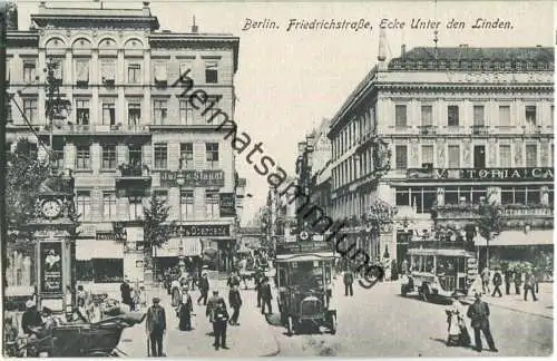 Berlin - Friedrichstrasse Ecke Unter den Linden - Verlag S. & G. S. i. B.