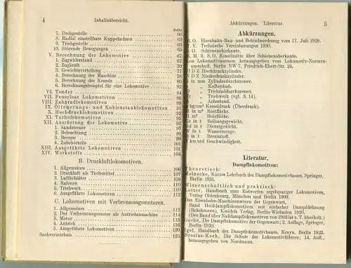 Sammlung Göschen - Lokomotiven mit Antrieb durch Dampf Druckluft und Verbrennungsmotoren Baurat Dr. Ing. e. h. E. Metzel