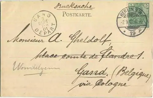 Gruss aus Berlin - Platz am Opernhause - Verlag J. Goldiner Berlin