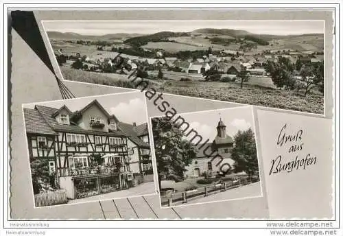 37284 Waldkappel-Burghofen - Gasthaus zum Stern - Foto-AK