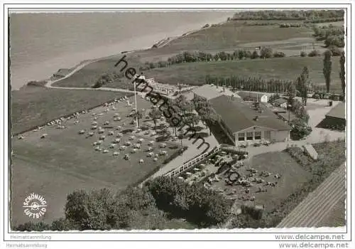 Travemünde - Luftaufnahme - Hermannshöhe - Foto-AK 50er Jahre