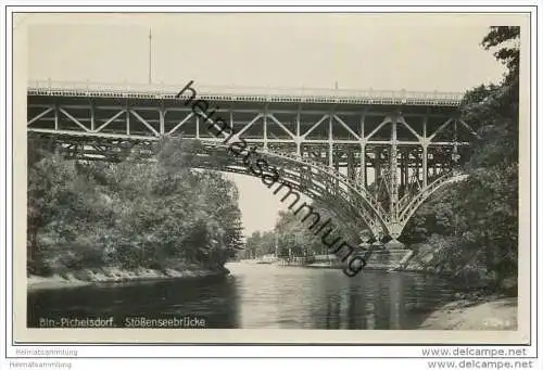 Berlin-Pichelsdorf - Stössenseebrücke - Foto-AK ca. 1930