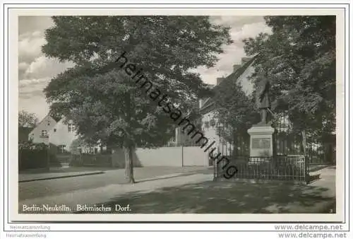 Berlin-Neukölln - Böhmisches Dorf - Foto-AK ca. 1935