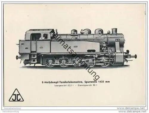 Arnold Jung Lokomotivfabrik Jungental - E-Heissdampf-Tenderlokomotive