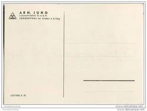 Arnold Jung Lokomotivfabrik Jungental - E-Heissdampf-Tenderlokomotive