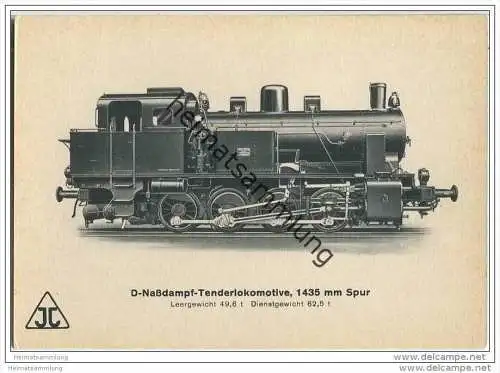 Arnold Jung Lokomotivfabrik Jungental - D-Nassdampf-Tenderlokomotive