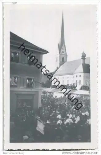 Prien a. Chiemsee - Handwerkertag 1933 - Marktplatz - Foto 11,5x7,5 cm