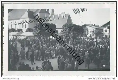 Prien a. Chiemsee - Handwerkertag 1933 - Marktplatz - Foto 11,5x7,5 cm