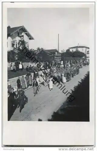 Prien am Chiemsee - Handwerkerumzug 1933 - Pimpfe - Foto-AK