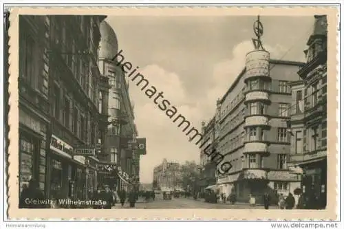 Gliwice - Gleiwitz - Wilhelmstrasse  - Foto-AK