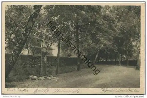 Bad Salzuflen - Wegweiser Loose Forsthaus - Verlag Emil Maschke gel. 1934