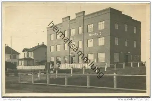 Nordseebad Sankt Peter-Ording - Hotel Stadt Hamburg - Foto-AK gel. 1932