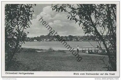 Heiligenhafen - Blick vom Steinwarder auf die Stadt - Verlag Herm. Loose Heiligenhafen