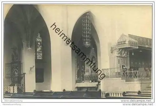 St. Ottilien - Benediktiner Erzabtei - Innenansicht - Foto-AK 1917