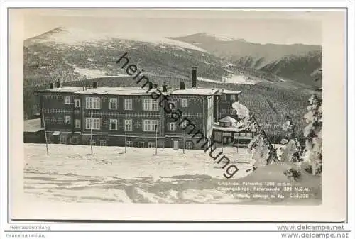 Riesengebirge Peterbaude - Foto-AK